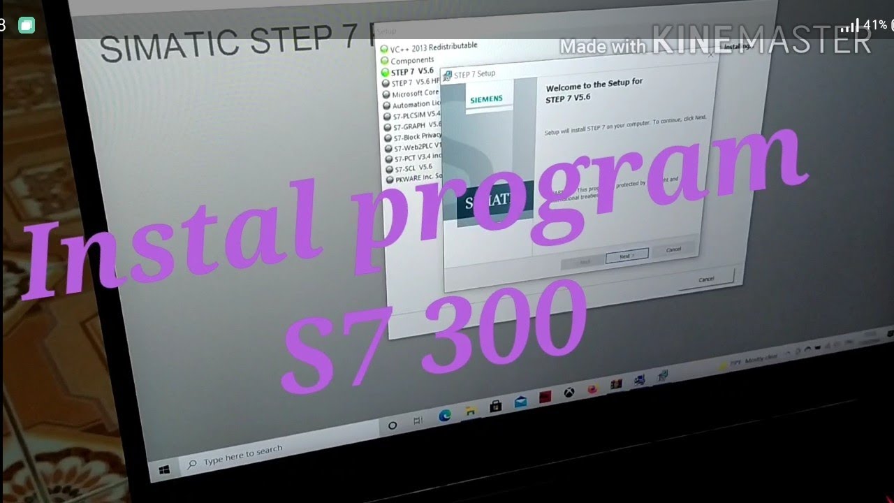 How to instal program PLC S7 300 - YouTube