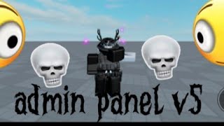 Admin panel v5💀