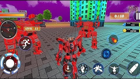 Ambulance Robot Car Game: Helicopter Robot Transform - Android Gameplay