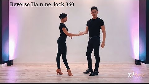 Salsa Tutorial:  360 Reverse HammerLock (Easy 360) Nery Garcia & Serena Cuevas