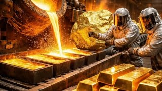 Inside the Gold Bar Refinery (Full Process) How Bullion Is Made