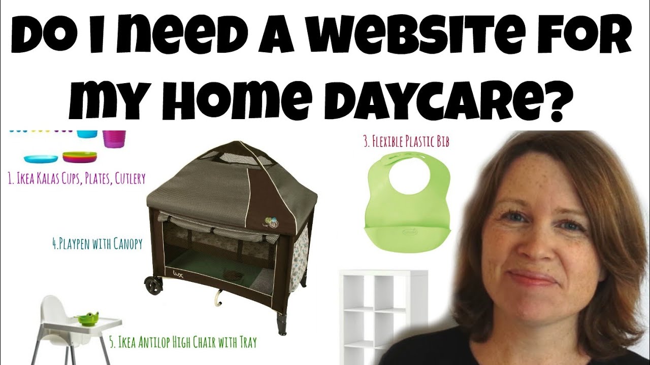 Do i need a website for my home daycare youtube