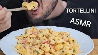 ASMR TORTELLINI PASTA EATING SOUNDS (NO TALKING)