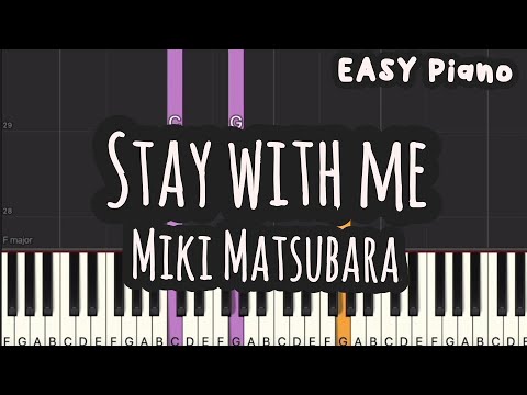 Stay with me  (Easy Version) - Miki Matsubara
