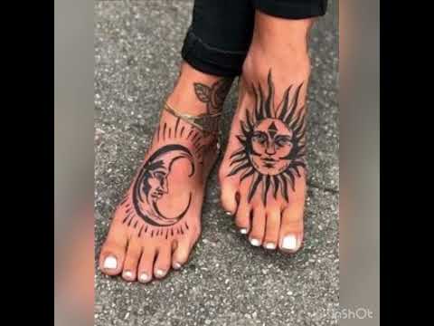 Tattoo feet flip flops toe nails pedicure new ideas collection pov
