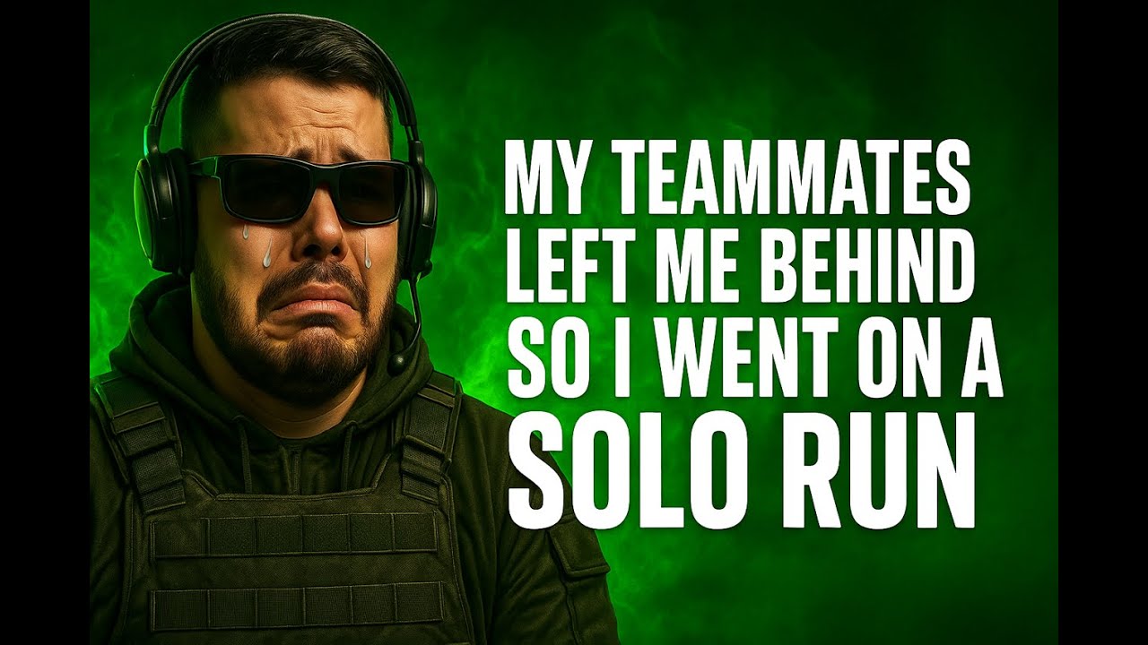 My Teammate left me behind, so I went on a SOLO run - YouTube