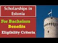 Undergraduate Scholarships for Students | Bachelors Scholarships |Study & Scholarships in Estonia