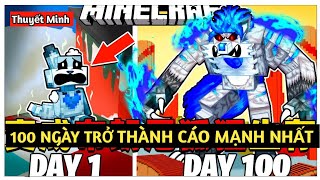 100 Ngày Trở Thành Chú Cáo tuyết Mạnh Nhất Minecraft Hardcore | Gugu™