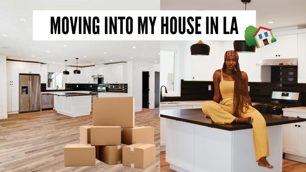 MOVING INTO MY NEW HOUSE IN LA! | MOVING VLOG 1 - YouTube