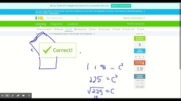IXL | Pythagorean theorem: find the length of the hypotenuse | 8th grade math