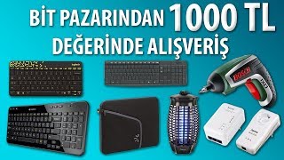 BİT PAZARI 1000 TL'LİK ÜRÜNÜ 77 TL'YE ALDIK | ÜRÜNLERİN İNCELEMELERİ VE FİYATLARI