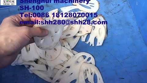 automatic lotus root cutting machine, potato slice machine