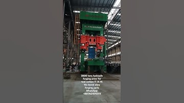 2000 tons hydraulic forging press + 10 tons rail bonded manipulator #hydraulicpress #forgingpress