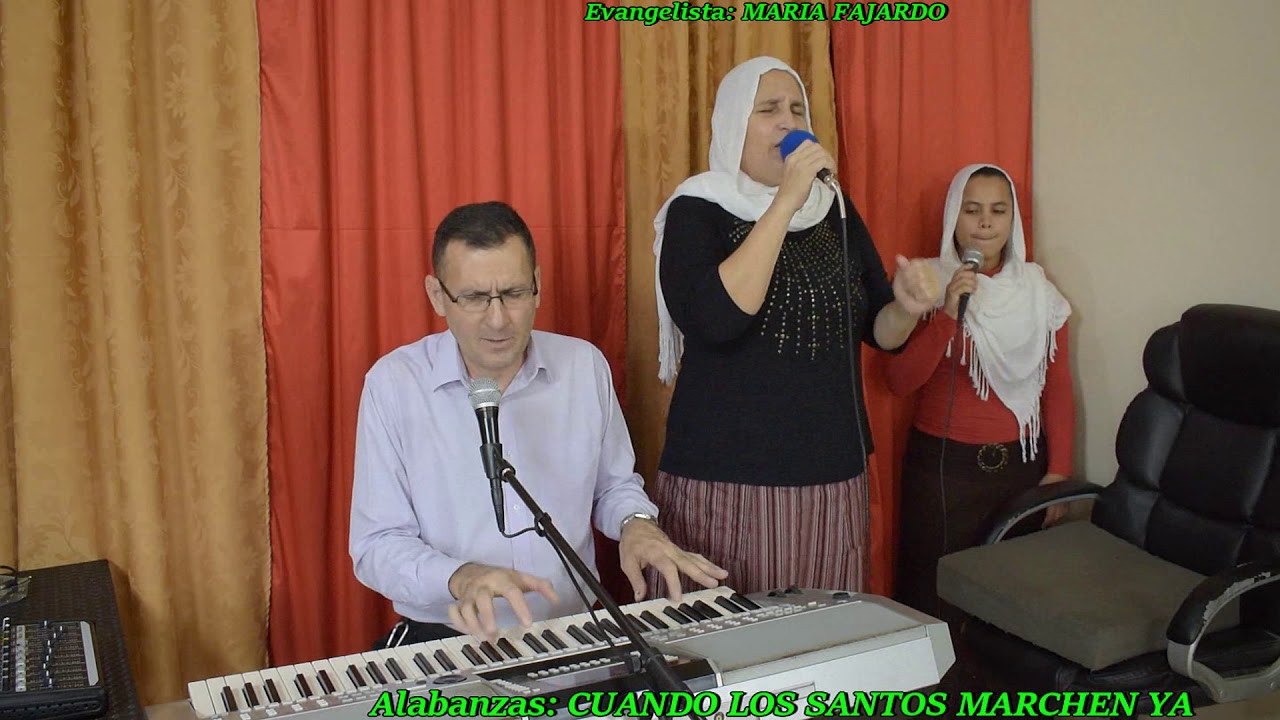 CUANDO LOS SANTOS MARCHEN YA | Maria Fajardo | Coros Pentecostales de Avivamiento