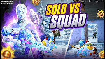 SOLO VS SQUAD CLUTCHES | CC-04 | BGMI | INSANE GAMING.