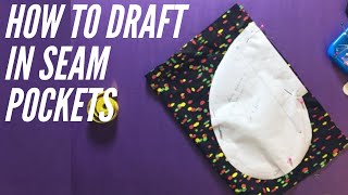 How to Draft In-seam Pocket for Skirts or Dresses
