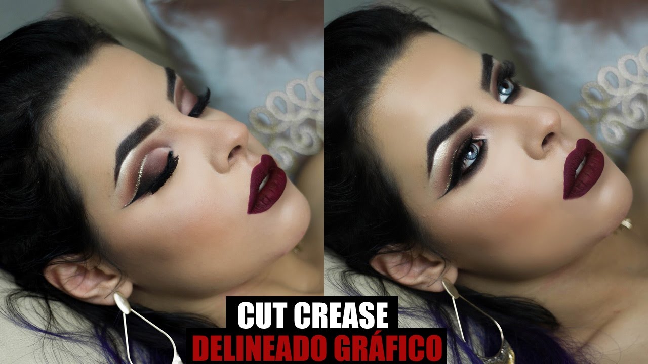 Cut Crease com Delineado Gráfico - Tamiris Sindice