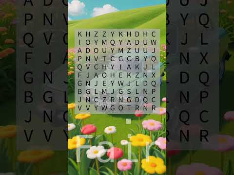 Word search game, find the word Kia