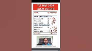 TCS NQT Exam Cutoff @OnlineStudy4u