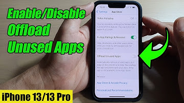 iPhone 13/13 Pro: How to Enable/Disable Offload Unused Apps