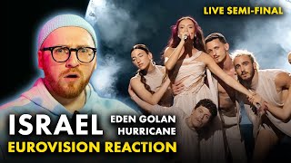 REACTION TO ISRAEL 🇮🇱 Eden Golan - Hurricane | WINNER? Eurovision 2024 Second Semi-Final