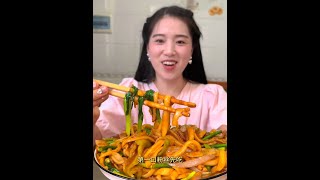 家庭版炒刀削面#炒刀削面#21金维他 #我的乡村生活 #面条的n种吃法 #新农人计划2025