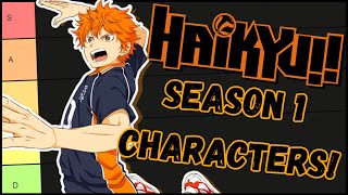 The BEST Characters Tier List for Haikyuu! Season #1!! | AoA Tier Lists