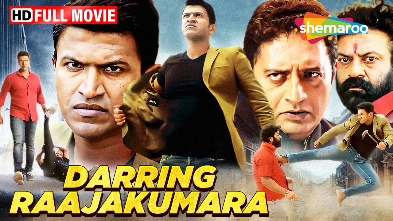 Puneeth Rajkumar's Blockbuster South Action  Movie💥 Darring Raajakumara (Full Film Hindi Dubbed)