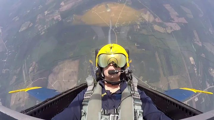 My ride along with Blue Angel #7 Navy Lt. Cary Ric...