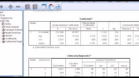 SPSS for newbies: Watch out for multicollinearity in multiple regression