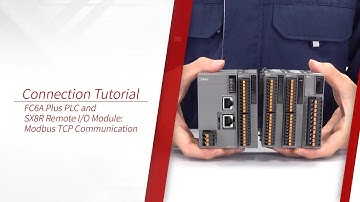 IDEC FC6A Plus PLC & SX8R Remote I/O Module | Modbus TCP Communication Tutorial