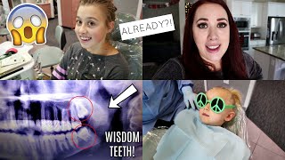 Her Wisdom Teeth Have To Come Out! DENTIST VISIT!