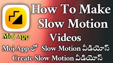 How To Make Slow Motion Video On Moj App| Record Slow Motion video|Moj App Slow Motion Video