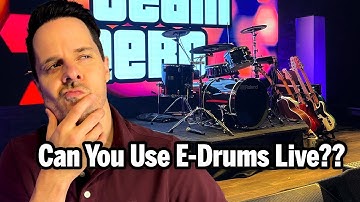 Electric Drum Kit Live?? Heck Yeah!
