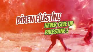 Diren Filistin! Never Give Up Palestine! Leve Palestina! Resimi