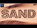 How to Create Sandblasted Text in Adobe Photoshop Tutorial