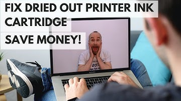 How To Fix Dried Out Printer Ink Cartridge - SAVE MONEY!