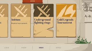 GOLD LEGENDS TOURNAMENT - Gladiator Manager screenshot 4