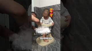 Mom's Clever Shower Table Hack for Easy Baby Changing