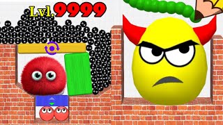 ✏️ HIDE BALL ( draw to smash, save the doge) brain teaser games gameplay level 3