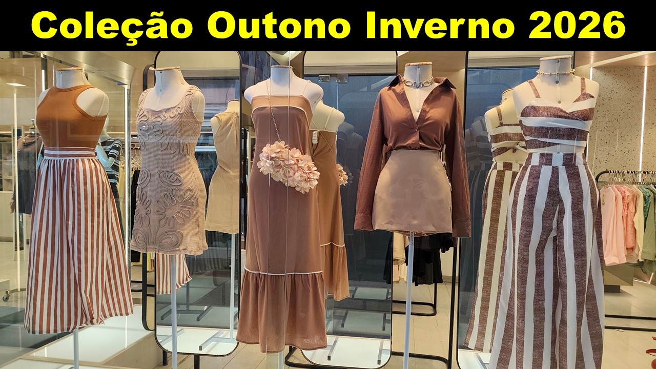 FORNECEDOR DE MODA BOUTIQUE, COLEÇÃO PREVIEW OUTONO INVERNO EM SANTA CRUZ DO CAPIBARIBE PE