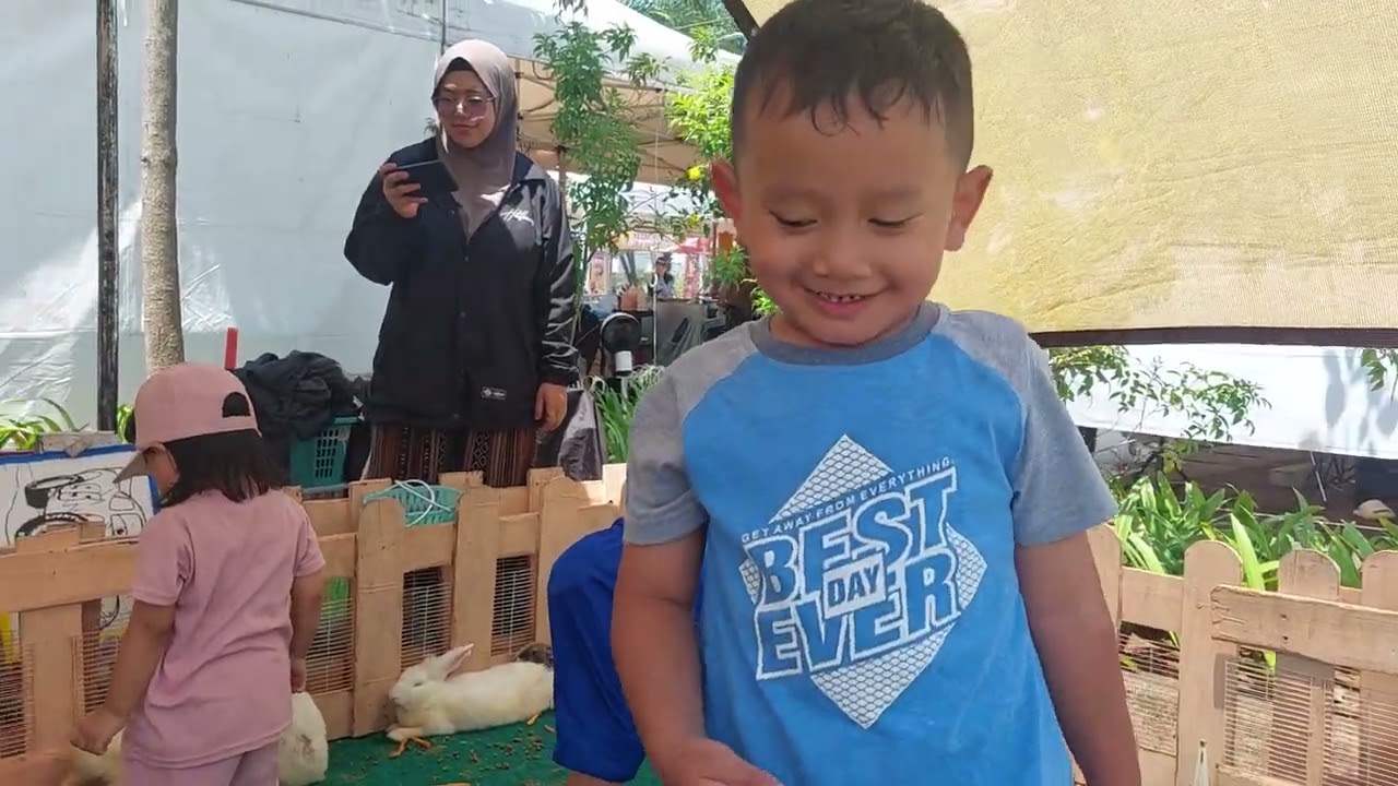 Jizam mau punya peternakan kelinci 