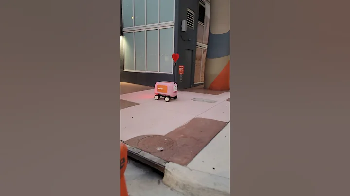 MIAMI'S Futuristic Food Delivery Robot Takes Over!
