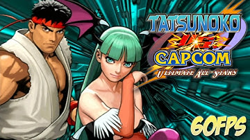 Tatsunoko vs Capcom Ultimate All-Stars - Ryu and Morrigan Longplay (Wii)