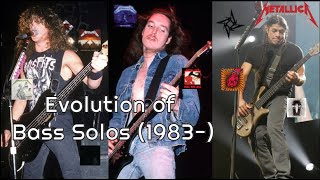 The Evolution of Metallica's BASS Solos Through the Years