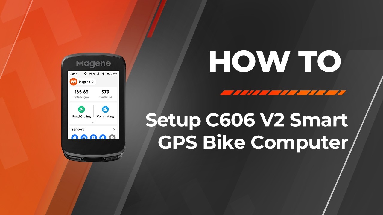 Magene C606 V2 Smart GPS Bike Computer | Installation, Activation