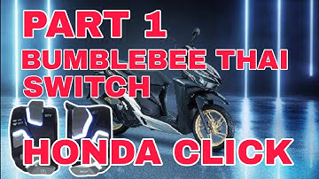 BUMBLEBEE THAI SWITCH LEFT INSTALLATION HONDA CLICK V2 COLOR CODING ACTUAL PART 1 @PapaLans