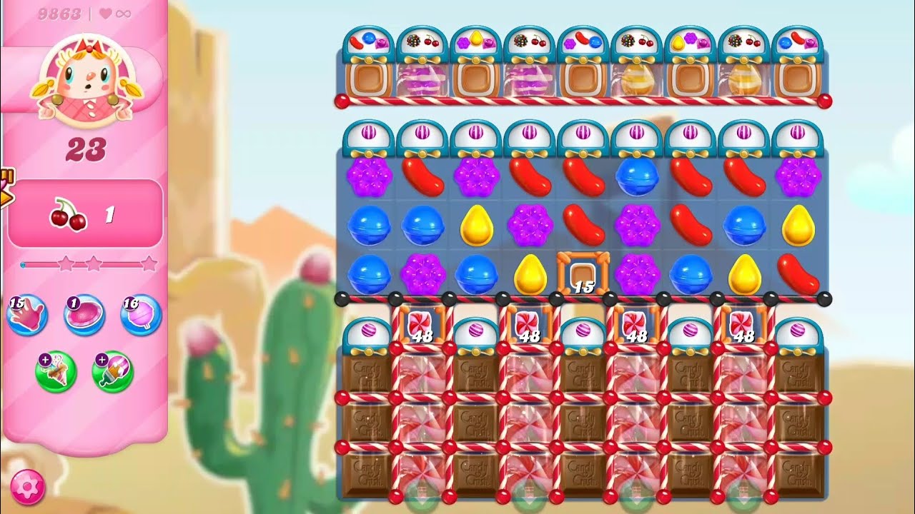 Candy Crush Saga Level 9863 NO BOOSTER How To Pass Tricky Level Candy Crush Saga Level 9863 NO BOOSTER How To Pass Tricky Level