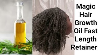 DONT NOT WASH IT OUT, THIS OIL WILL GROW YOUR HAIR FASTER FULLER AND LONGER, NATURAL HAIR BOOSTER