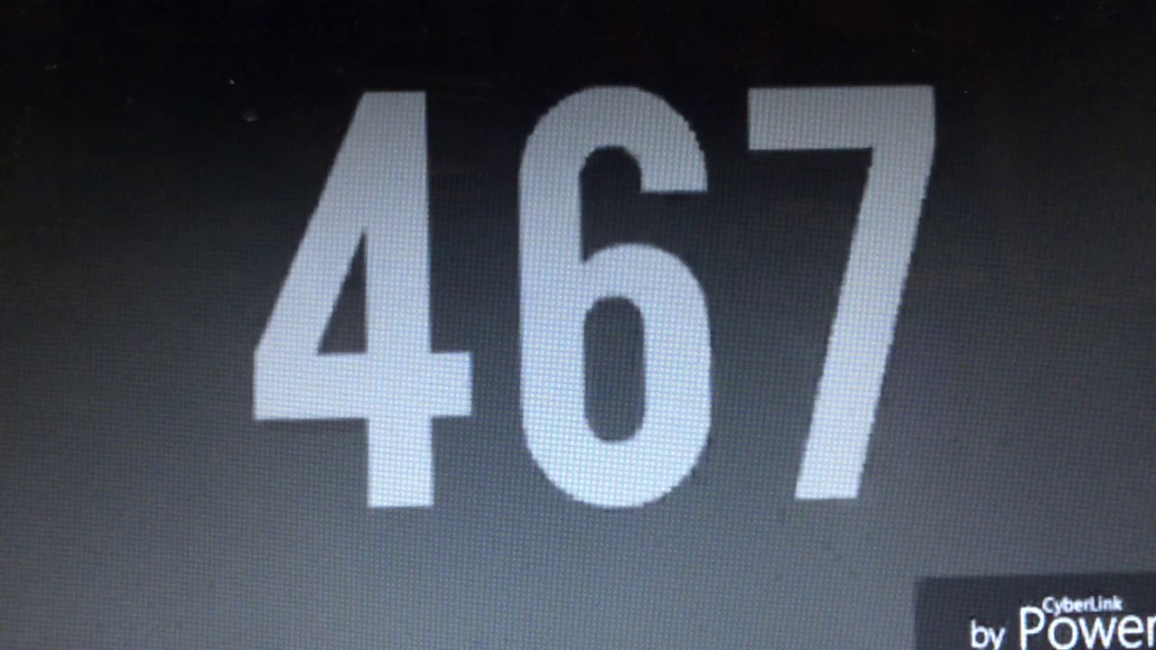 Challenge countdown from 1237